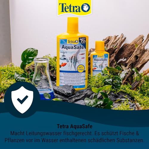 Tetra AquaSafe (Qualitäts-Wasseraufbereiter für fischgerechtes und naturnahes Aquariumwasser, neutralisiert fischschädliche Stoffe im Leitungswasser), 500 ml Flasche - 2