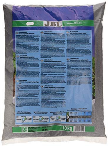 JBL Bodengrund Dunkel für Süßwasser Aquarien, Sansibar Dark 10 kg, 67051 - 2