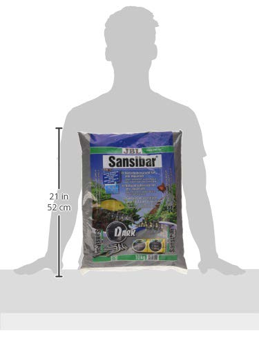 JBL Bodengrund Dunkel für Süßwasser Aquarien, Sansibar Dark 10 kg, 67051 - 3